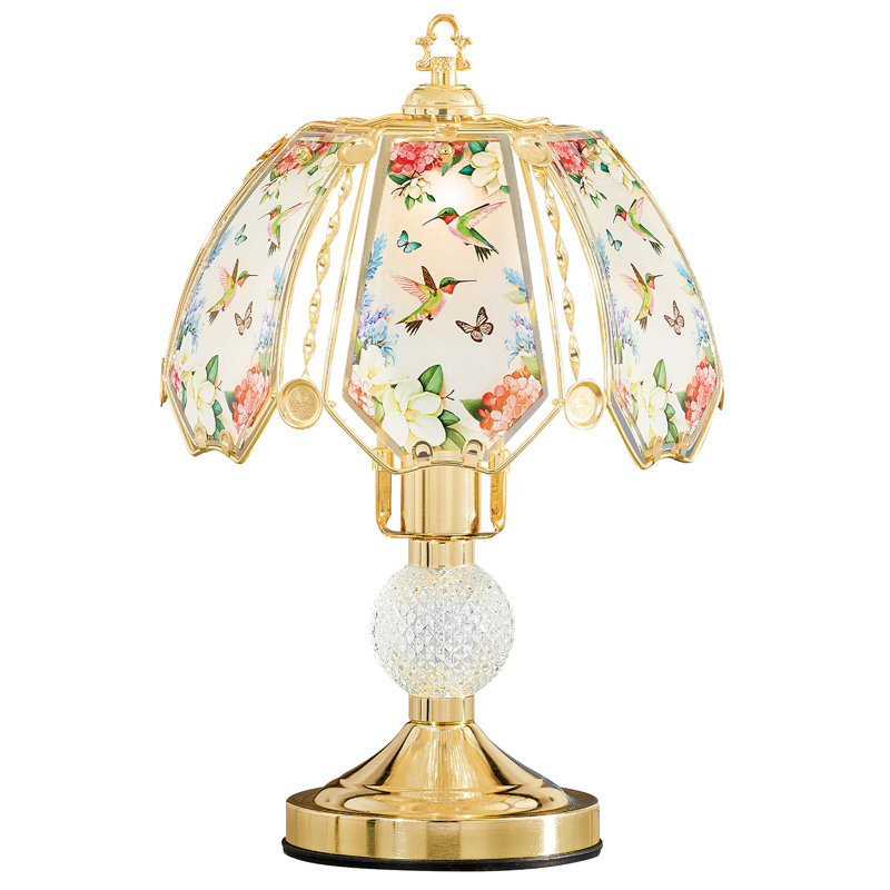 House of Hampton® Hummingbird & Butterfly Garden Tabletop Touch Lamp